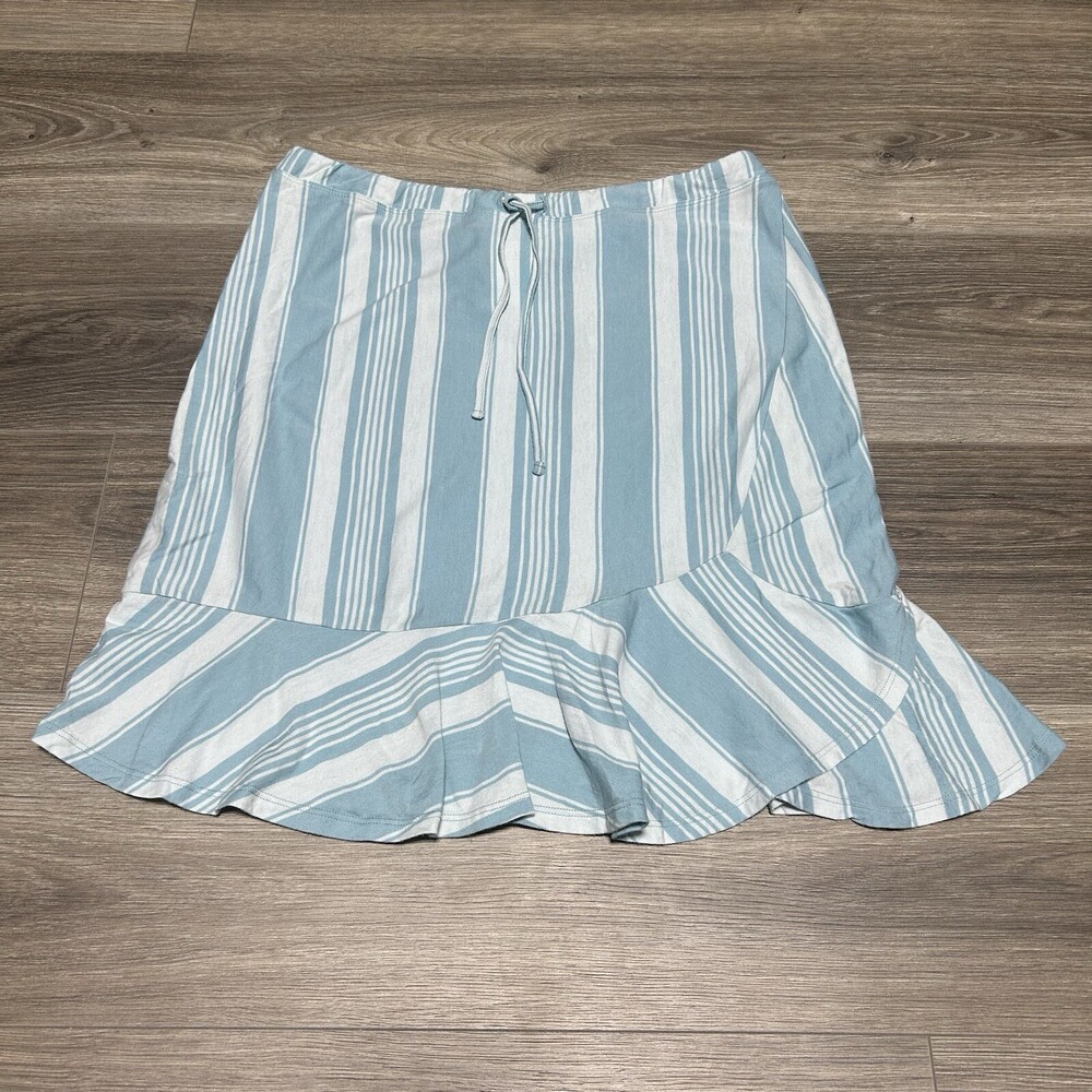 Patagonia Alpine Valley Skirt M Granite Stripe Blue Outdoor Gorpcore 59120